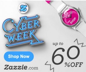 Up to 60% off this week on Zazzle!