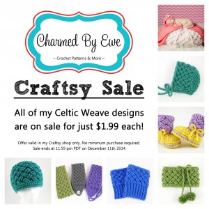 Charmed by Ewe Craftsy Sale! All Celtic Weave Designs!