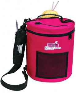 ArtBin Yarn Drum 12-inches round by 12-3/4-inches high, Raspberry - great gift idea for #crocheters and #knitters!