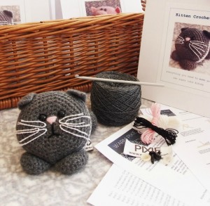 Luxury Make Your Own Kitten Crochet Kit. (Everything You Need Including Stuffing!!)