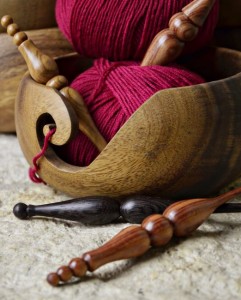 Furls Yarn Bowls - handmade with a lifetime guaranty !