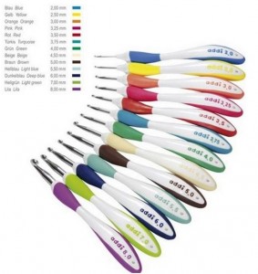 Addi Swing Crochet Hooks - ergonomic German design!