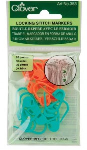 Clover Lock Ring Stitch Markers - my favorites!!