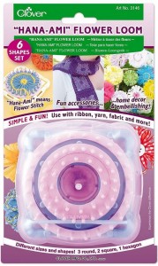 Clover "Hana-Ami" Flower Loom 6 Shape Set, Pink/Blue - these look so fun! Great for kids too!