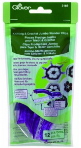 Clover Jumbo Wonder Clips - perfect for any crochet projects that need seaming!
