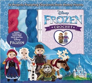Disney Frozen Crochet Kit! Includes yarn and 12 crochet patterns!