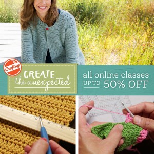 Big big Craftsy Class Sale! Shop now and save - sale ends 6/7/15!