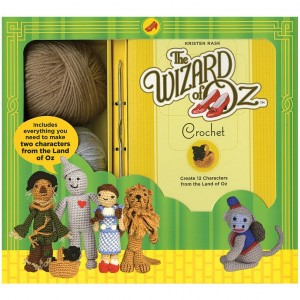 Wizard Of Oz Characters Crochet Craft Kit w/ Instruction Book, Yarn, Hook