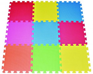Money Saving Tip - Use Kids' Foam Play Mats for Blocking Boards! Here are some great deals!