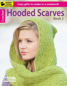 Presenting a look that turns heads, these hooded scarves will bring beauty and style to your cool-weather wardrobe. You'll love how quick they are to crochet - get your copy today!