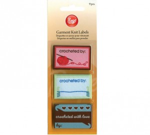 Boye Crochet Labels - add a special touch to your handmade gifts!