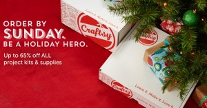 Holiday Hero Sale from Craftsy