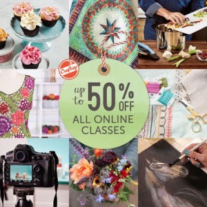 Craftsy Class Sale, Great Last Minute Gifts!