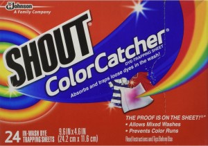 Crochet TIp! Use Shout Color Catcher Sheets to keep yarn colors from running on your FOs!!