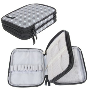 Damero Organizer Zipper Case for Crochet Hook and Accessories