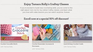 Get Tamara's Craftsy classes for 50% off with this special link!!