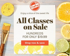 Craftsy Class Sale