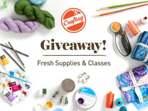 Craftsy Giveaway! Win a Custom Mystery Box for You + a Friend! Runs the entire month of June, 2016!