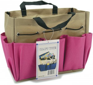Allary Project Tote 9-1/2 Inch by 8-1/2 Inch by 5 Inch - Perfect for crocheters and knitters!