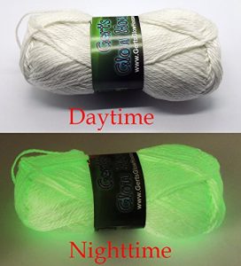 Glow in the dark yarn