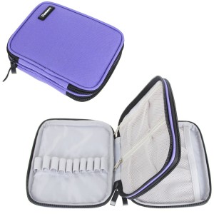 Damero Organizer Zipper Case for Crochet Hooks & Accessories! Unique and SO handy!