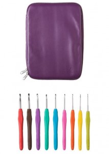 Knit Picks Crochet Hook Set (9 pieces) and Case