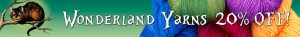 FiberWild Wonderland Yarn Sept 2016 Sale Slim Category Header
