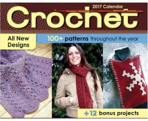 The Crochet 2017 Calendar contains more than 100 exciting patterns - order yours today!