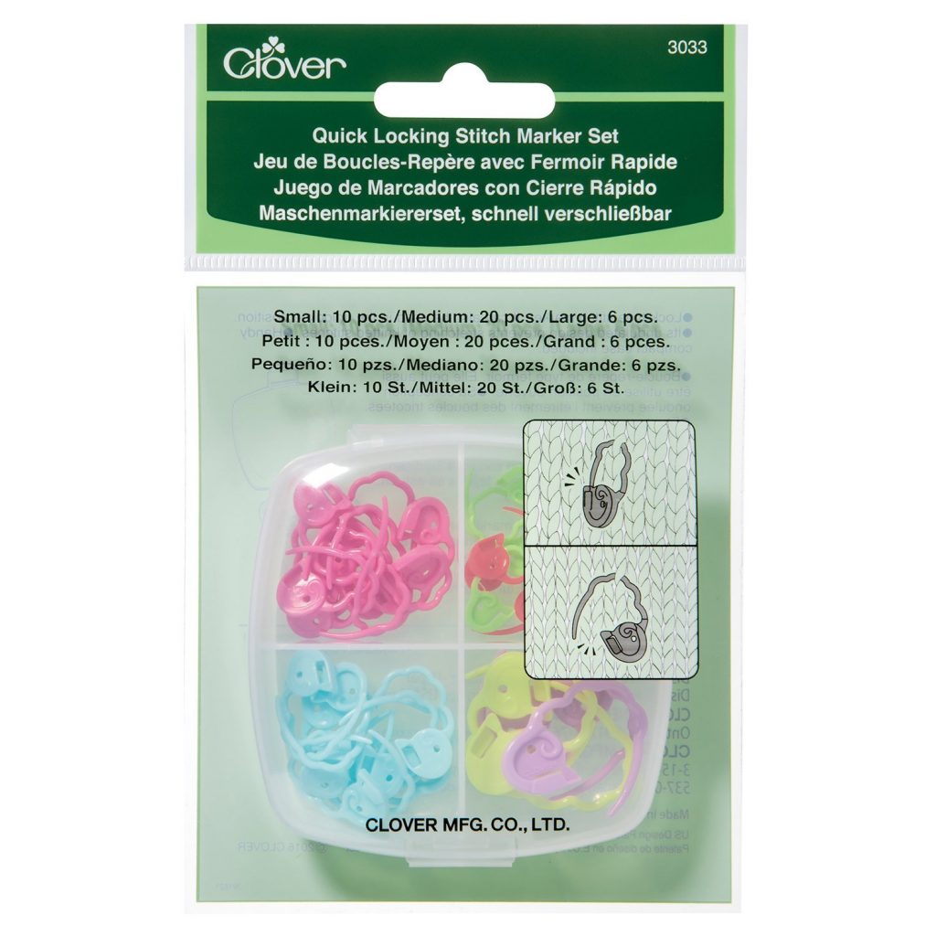 Clover 3033 Quick Locking Stitch Marker Set $12.53!