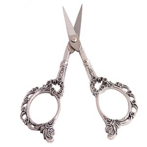 Honice Vintage Style Scissors Flower Pattern