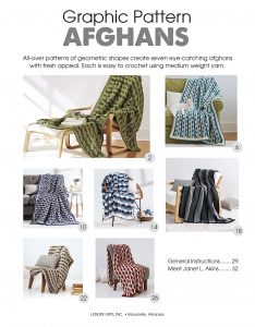 Graphic Afghans - fantastic collection of modern afghans to make this year!
