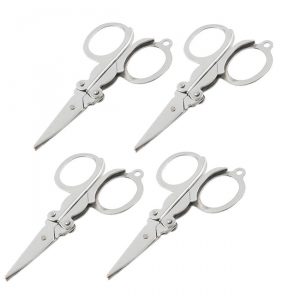 Travel Scissors - 4 pack of folding scissors