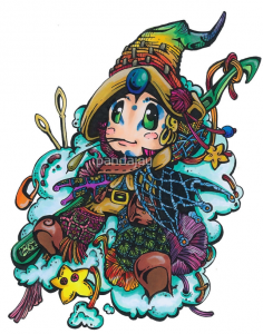 Crochet Wizard artwork by Panadajay