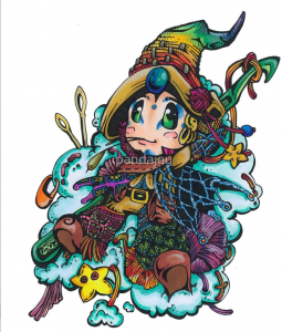 Crochet Wizard artwork by Panadajay