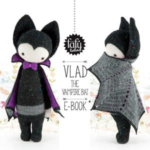 VLAD the vampire bat • lalylala crochet pattern / amigurumi