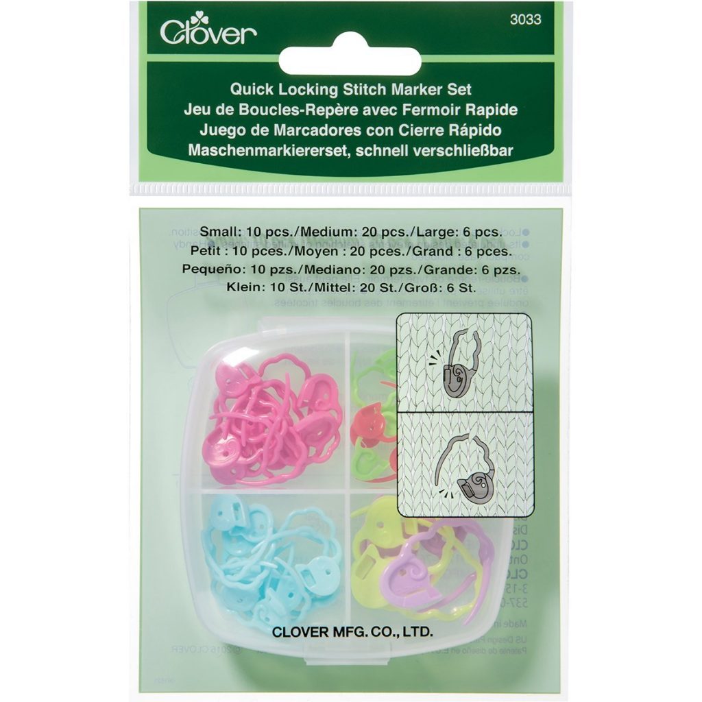 Clover Quick Locking Stitch Marker Set