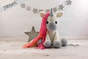 Jupiter the Unicorn doll crochet pattern