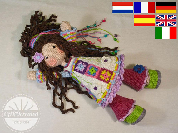 Crochet pattern for doll YUNA - so cute!! 7 Crochet pattern for doll YUNA