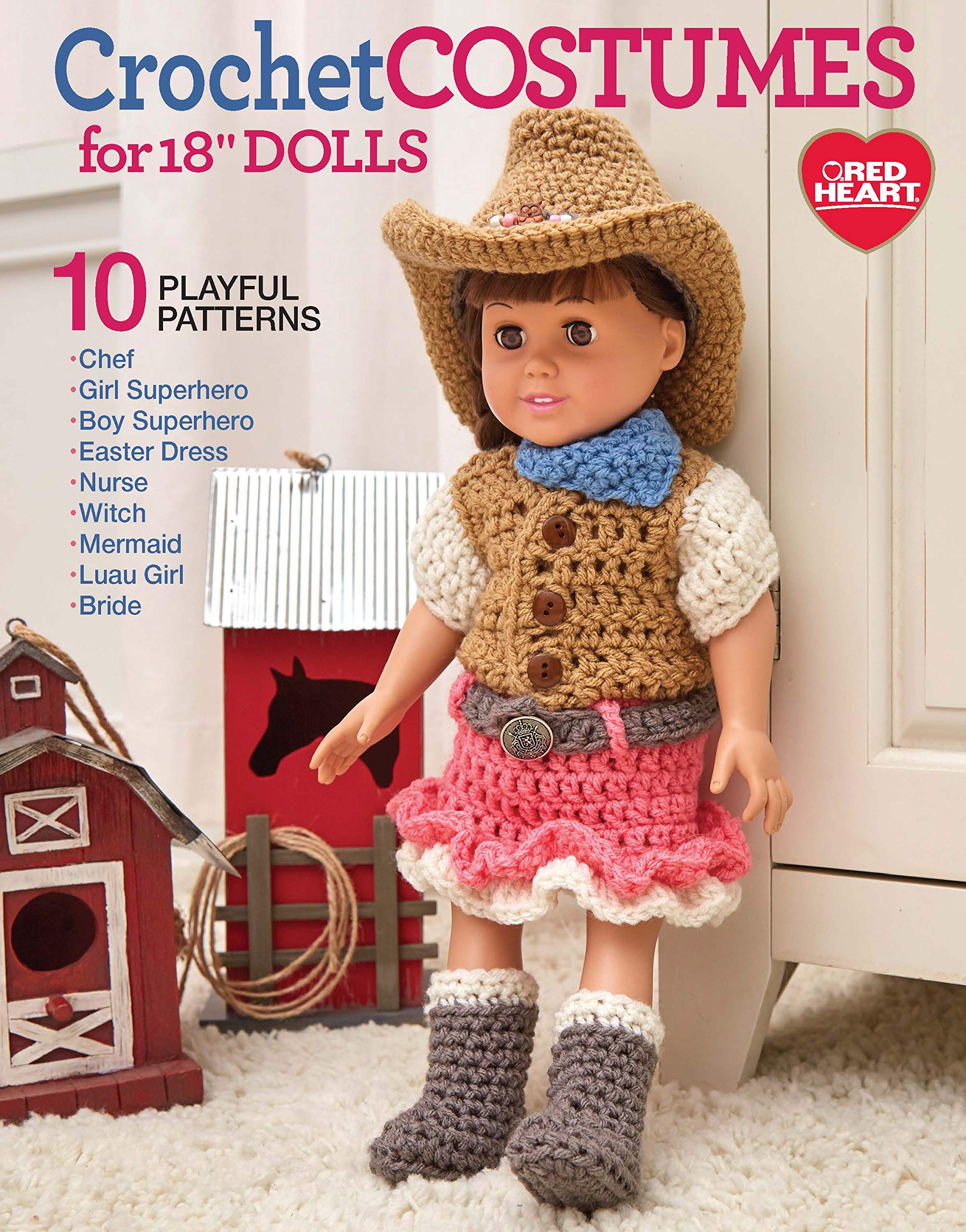 Crochet Costumes for 18' Dolls