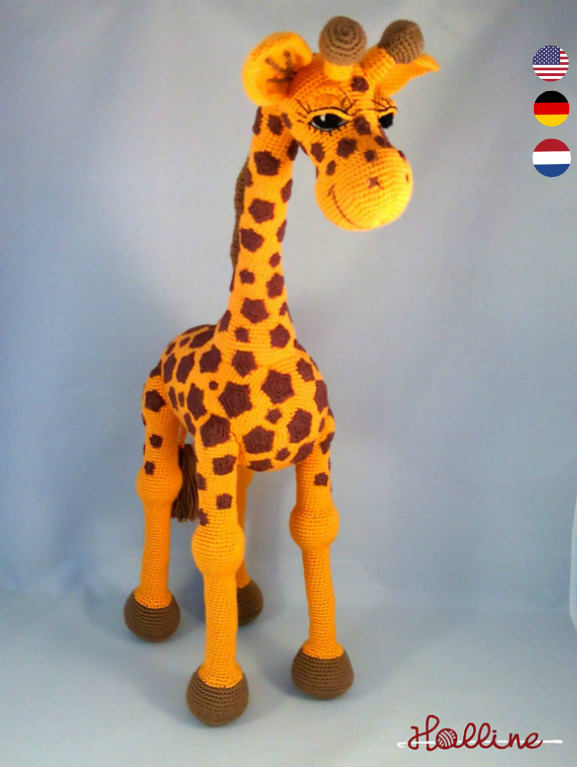 Giraffe Amigurumi - Crochet toy pattern in English, Dutch and German 1 Giraffe Amigurumi