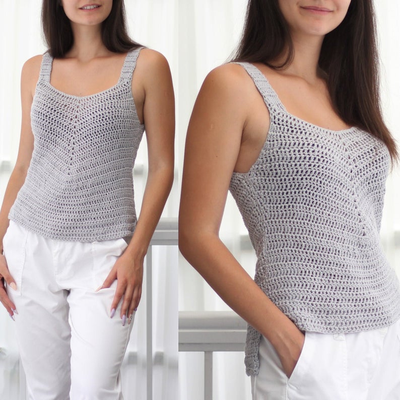 EMMA Crochet top pattern by The Easy Design 1 EMMA Crochet top pattern