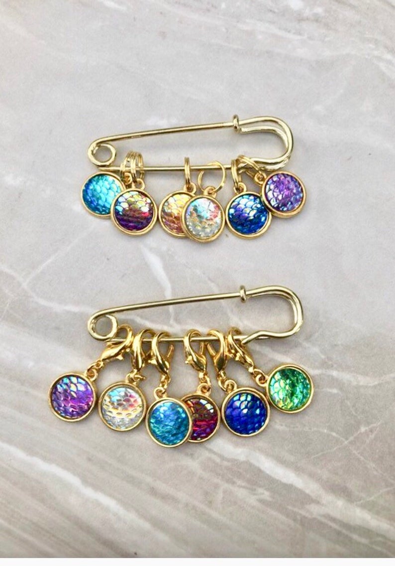 Mermaid Charm Stitch Markers