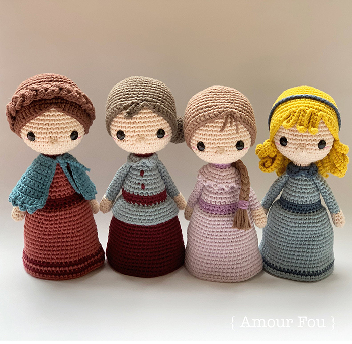 Little Women - Crochet Pattern 3 Little Women Crochet Pattern