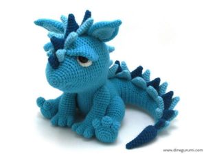 Spikey-Amigurumi-Dragon