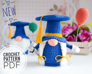 Graduate Gnomes Crochet Pattern