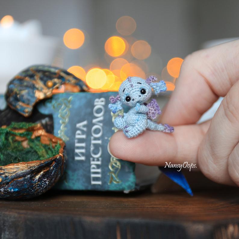 Mini Dragon Crochet Pattern by Nansy Oops 1 Mini Dragon Crochet Pattern