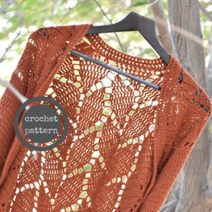 In the Forest of the Night Cardi Crochet Pattern
