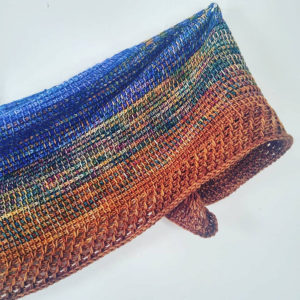 Luna Fade Tunisian Crochet Shawl