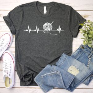 Crochet Heartbeat Tshirt