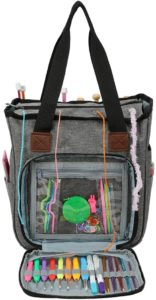 Knitting Bag with Shoulder Straps